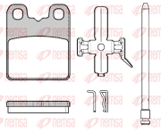 1797.00 REMSA sada brzdových platničiek kotúčovej brzdy 1797.00 REMSA