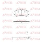 1830.01 Sada brzdových destiček, kotoučová brzda REMSA