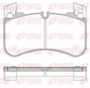 1831.00 Sada brzdových destiček, kotoučová brzda REMSA