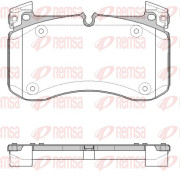 1840.00 Sada brzdových destiček, kotoučová brzda REMSA