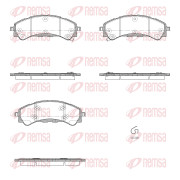 1890.02 Sada brzdových destiček, kotoučová brzda REMSA