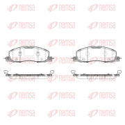 1904.08 Sada brzdových destiček, kotoučová brzda REMSA