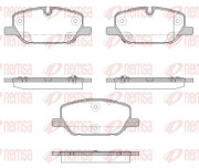 1926.12 Sada brzdových destiček, kotoučová brzda REMSA