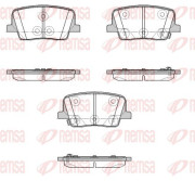 1947.02 Sada brzdových destiček, kotoučová brzda REMSA