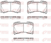 1955.02 Sada brzdových destiček, kotoučová brzda REMSA