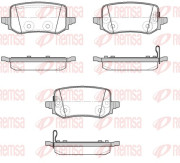 1958.02 REMSA sada brzdových platničiek kotúčovej brzdy 1958.02 REMSA