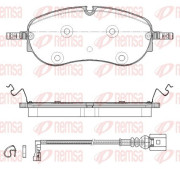 1962.01 Sada brzdových destiček, kotoučová brzda REMSA