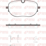 1963.00 Sada brzdových destiček, kotoučová brzda REMSA