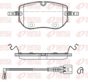 1964.01 Sada brzdových destiček, kotoučová brzda REMSA