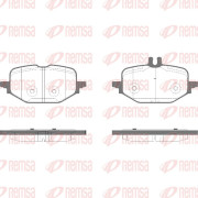 1972.10 Sada brzdových destiček, kotoučová brzda REMSA