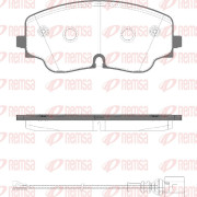 1984.01 Sada brzdových destiček, kotoučová brzda REMSA