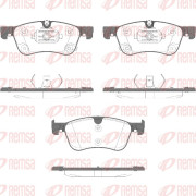 1986.02 Sada brzdových destiček, kotoučová brzda REMSA