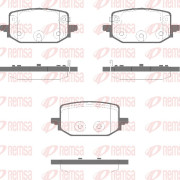 1987.02 Sada brzdových destiček, kotoučová brzda REMSA