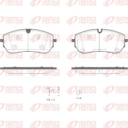 1989.00 Sada brzdových destiček, kotoučová brzda REMSA