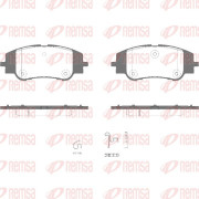 1994.00 Sada brzdových destiček, kotoučová brzda REMSA