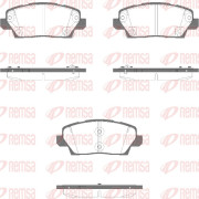 1995.02 Sada brzdových destiček, kotoučová brzda REMSA