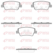 1999.02 Sada brzdových destiček, kotoučová brzda REMSA