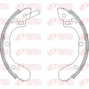 4060.00 REMSA brzdové čeľuste 4060.00 REMSA