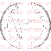 4069.00 REMSA brzdové čeľuste 4069.00 REMSA