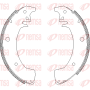 4078.00 REMSA brzdové čeľuste 4078.00 REMSA