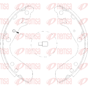 4156.00 REMSA brzdové čeľuste 4156.00 REMSA