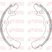 4166.00 Brzdové pakny REMSA