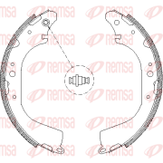 4172.01 REMSA brzdové čeľuste 4172.01 REMSA