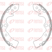 4322.00 REMSA brzdové čeľuste 4322.00 REMSA