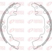 4340.00 REMSA brzdové čeľuste 4340.00 REMSA