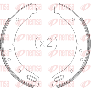 4604.01 REMSA sada brzd. čeľustí parkov. brzdy 4604.01 REMSA