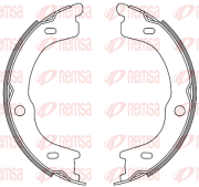 4672.00 REMSA sada brzd. čeľustí parkov. brzdy 4672.00 REMSA