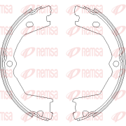 4733.00 Sada brzdových čelistí, parkovací brzda REMSA