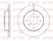 6026.10 Brzdový kotouč REMSA