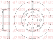 6038.10 REMSA brzdový kotúč 6038.10 REMSA