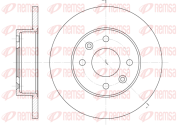 6077.00 REMSA brzdový kotúč 6077.00 REMSA