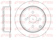 61073.00 REMSA brzdový kotúč 61073.00 REMSA