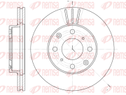 6108.10 REMSA brzdový kotúč 6108.10 REMSA