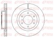 61100.10 REMSA brzdový kotúč 61100.10 REMSA