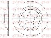 61113.00 Brzdový kotouč REMSA