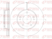 61130.10 Brzdový kotouč REMSA