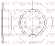 61159.10 Brzdový kotouč REMSA