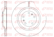 61206.10 Brzdový kotouč REMSA