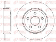 61211.00 Brzdový kotouč REMSA