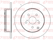61350.00 Brzdový kotouč REMSA
