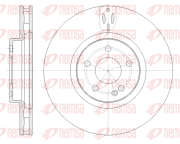 61657.10 Brzdový kotouč REMSA