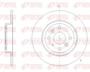 61660.00 Brzdový kotouč REMSA