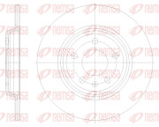 61771.00 Brzdový kotouč REMSA