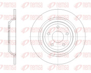 62095.00 Brzdový kotouč REMSA