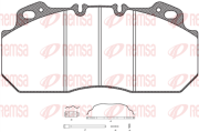 JCA 622.30 Sada brzdových destiček, kotoučová brzda REMSA