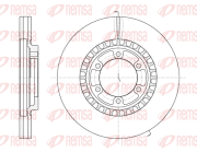 6669.10 REMSA brzdový kotúč 6669.10 REMSA